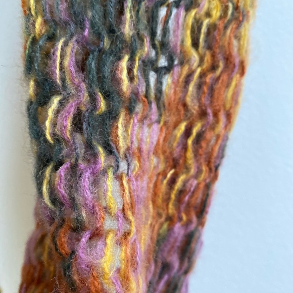 Vintage Multicolour Knit Infinity Scarf - Picture 3 of 4